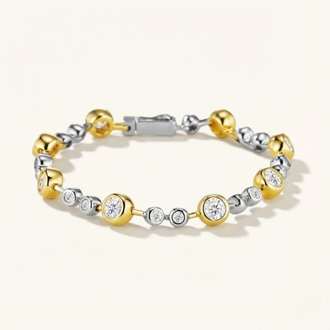 Olivia | Moissanite Radiance Bracelet | Silver