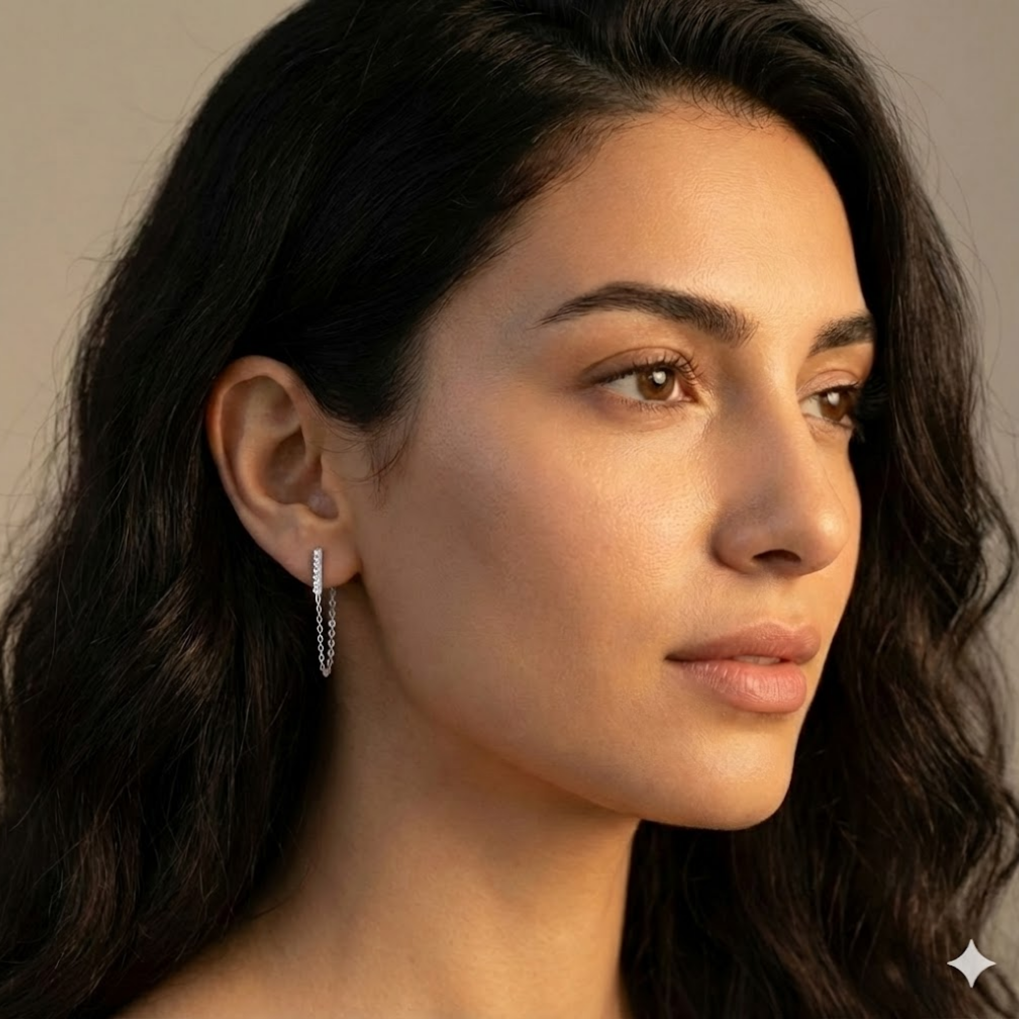 Sophia | Moissanite Brilliance Earrings | Gold