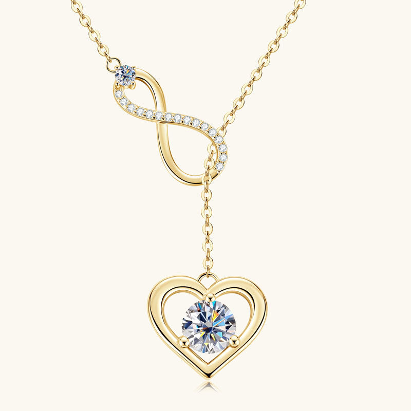 Sophia | Moissanite Brilliance Necklace | Gold