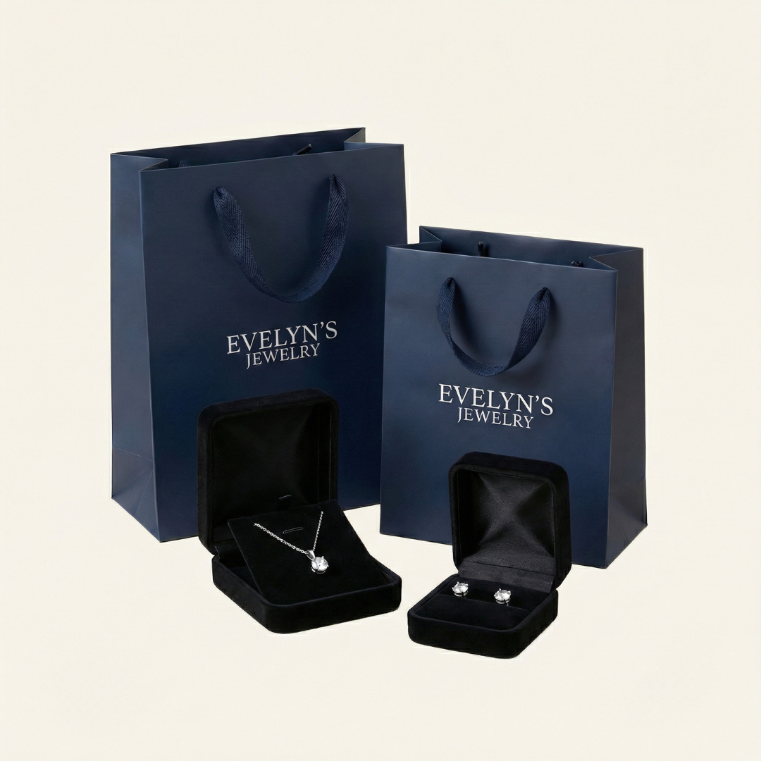 Harper | Luminous Moissanite Earrings | Gold