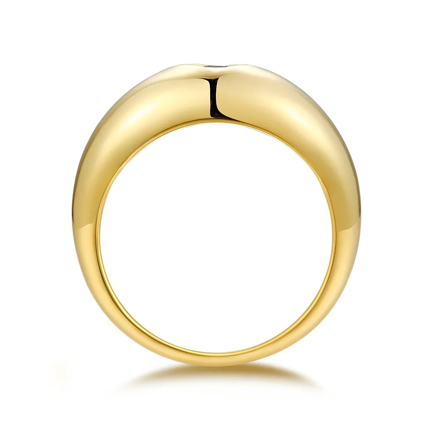 Olivia | Moissanite Sparkle Ring | Gold