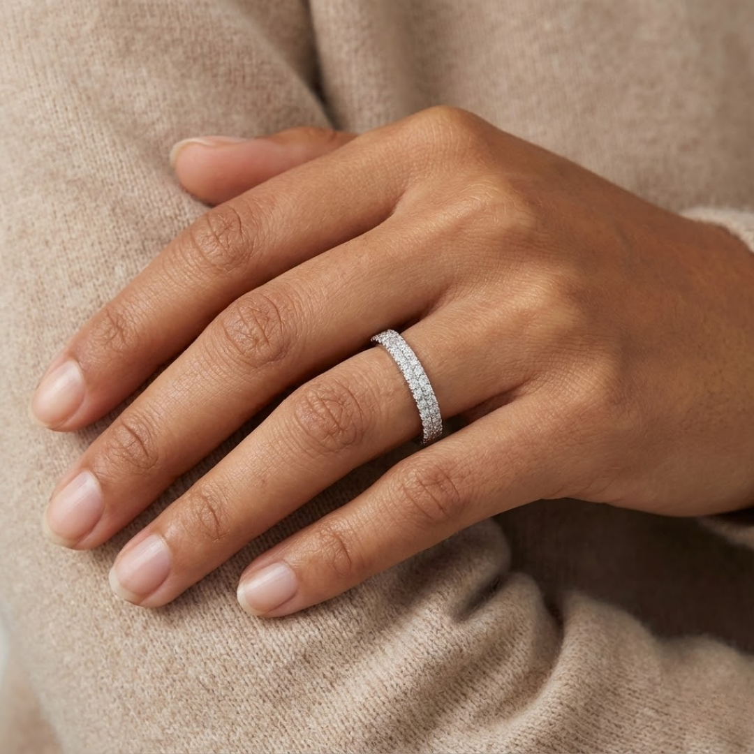 Sophia | Moissanite Brilliance Ring | Silver