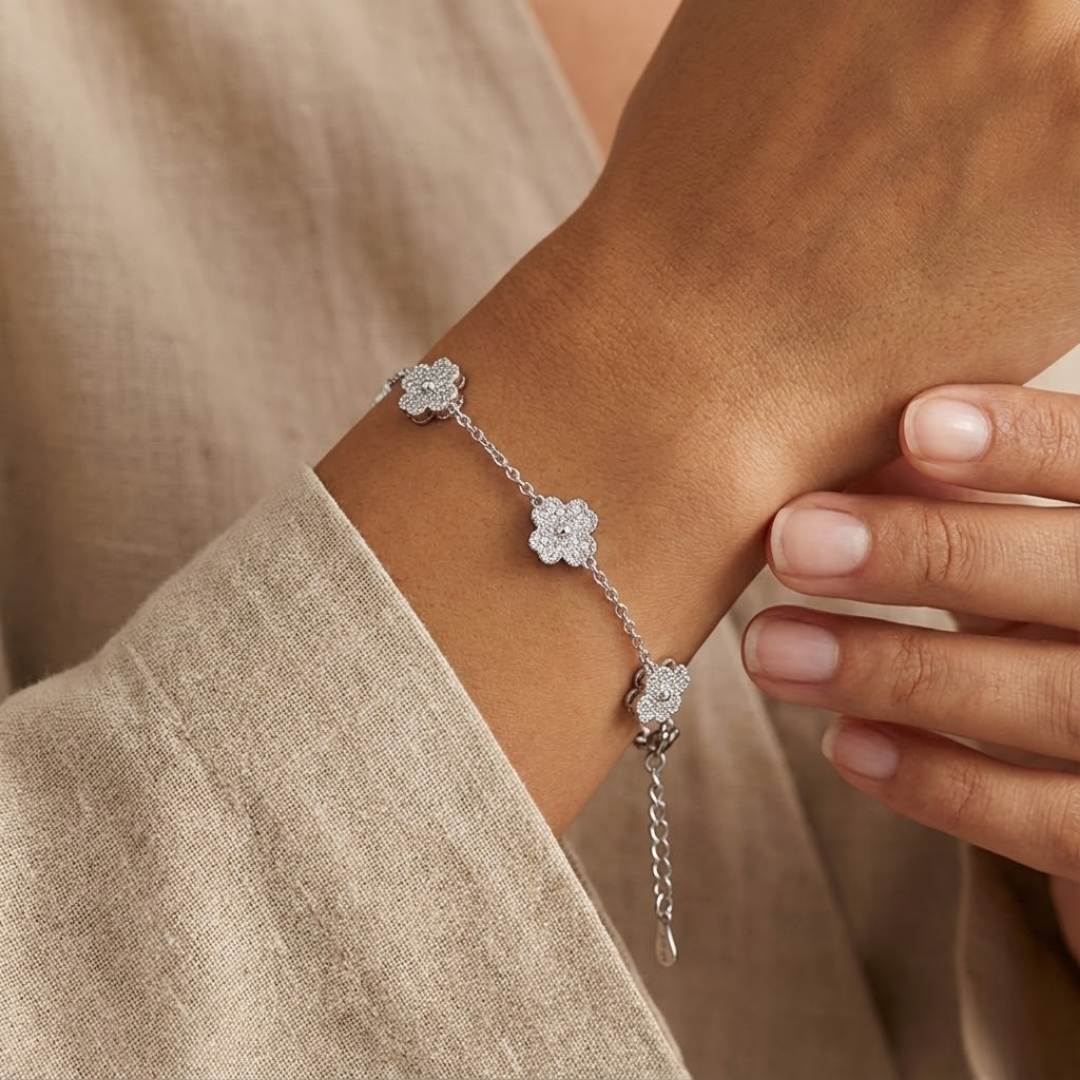 Emily | Moissanite Radiance Bracelet | Silver