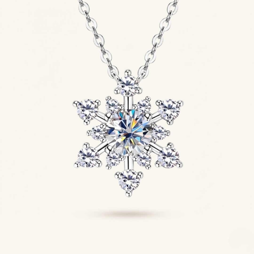 Olivia | Moissanite Radiance Necklace | Silver
