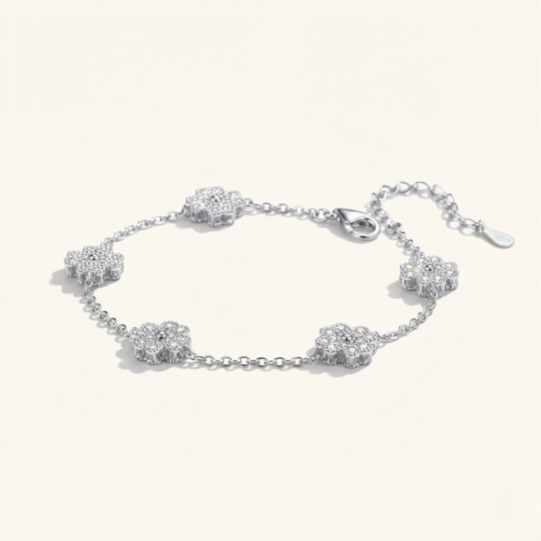 Emily | Moissanite Radiance Bracelet | Silver