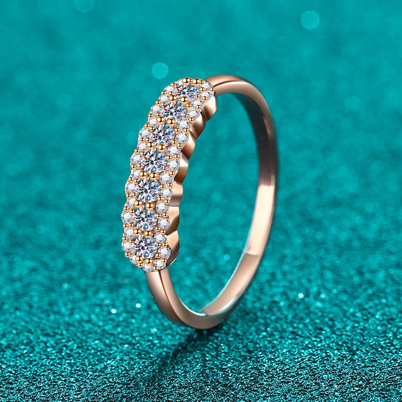 Emily | Moissanite Radiance Ring | Gold