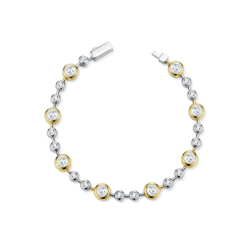 Olivia | Moissanite Radiance Bracelet | Silver
