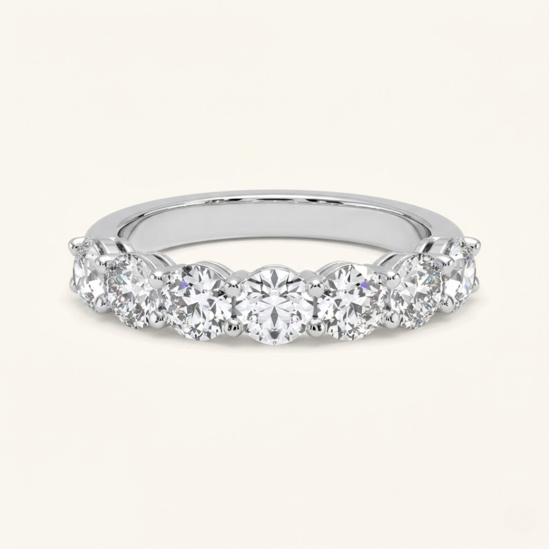Emily | Moissanite Radiance Ring | Silver