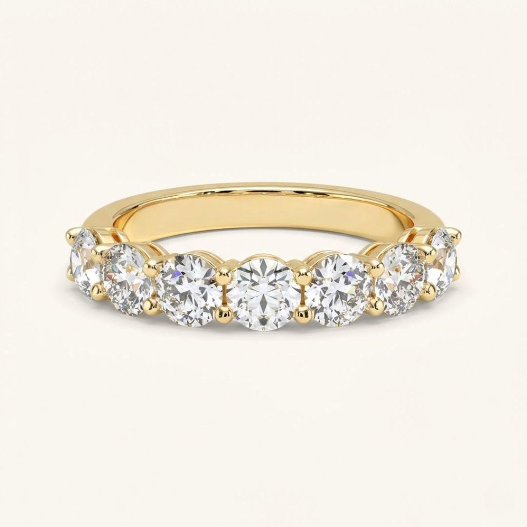 Emily | Moissanite Radiance Ring | Silver