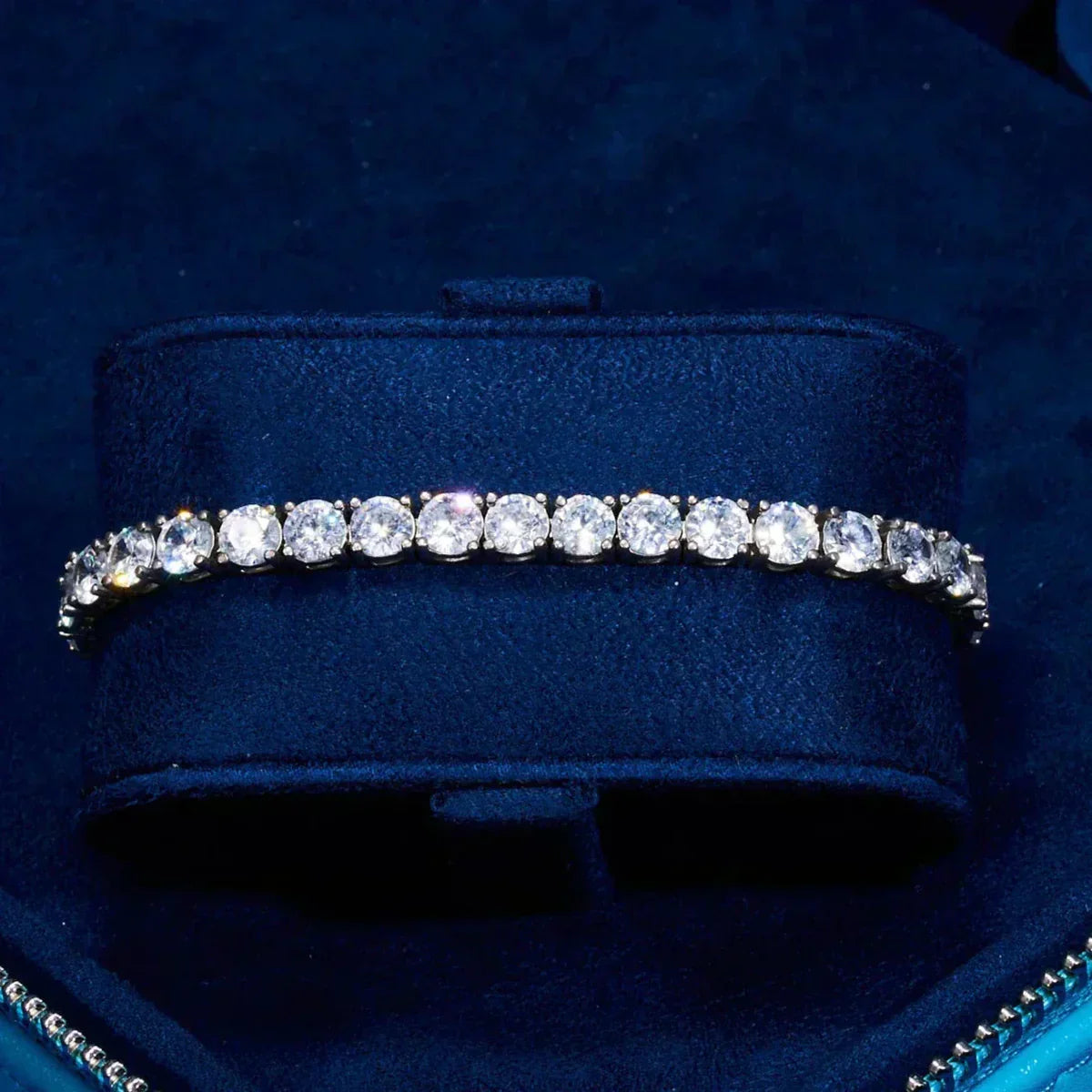 Emma | Signature Moissanite Tennis Bracelet 5mm | Gold