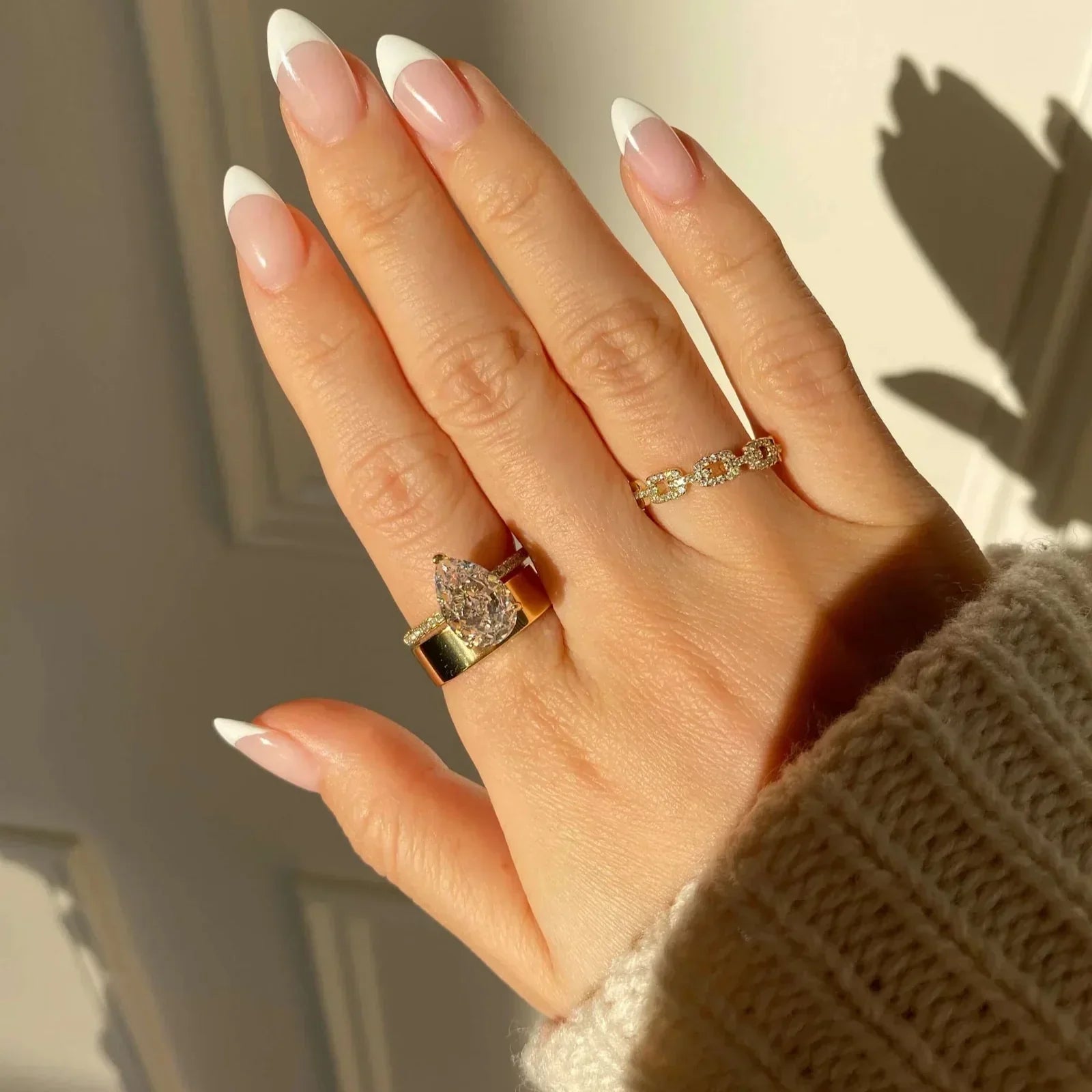 Emily | Moissanite Radiance Ring | Silver