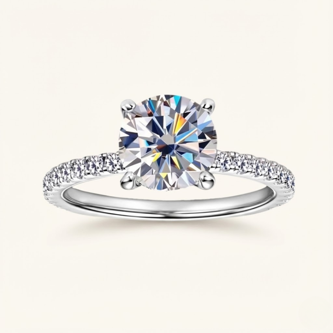 Lauren | Signature Moissanite Ring | Gold