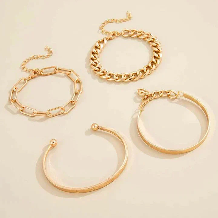 Grace | Mercer Bracelet Set | Gold